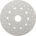 DRAG SPECIALTIES Drilled Brake Rotor - Front - 11.8" - Dyna ALSO FIT 16-17 FXDWG B06-0199ASP
