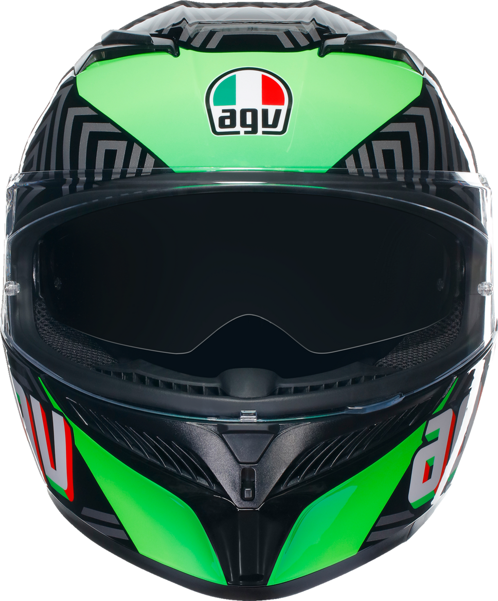 AGV K3 Helmet - Kamaleon - Black/Red/Green - XL 2118381004013XL