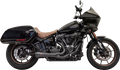 BASSANI XHAUST The Ripper Short Road Rage 2-into-1 Exhaust System - Black 1S74B