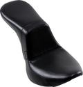 LE PERA Daytona 2-Up Seat - Without Backrest - Smooth - Black - Softail LYR-543S