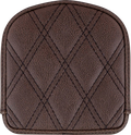 SADDLEMEN Sissy Bar Pad - Lattice Stitched - Brown 40845