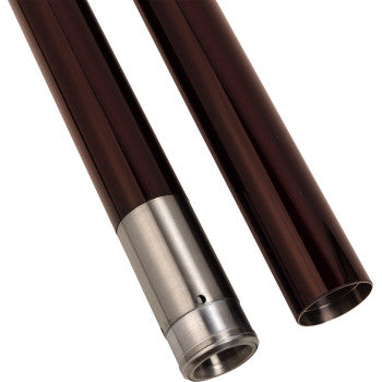 CUSTOM CYCLE ENGINEERING Fork Tubes - 49 mm - 23.875" - Deep Red 716103