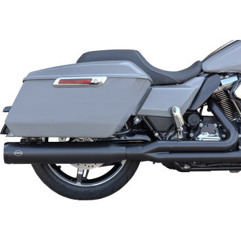 S&S CYCLE 2-into-1 GNX Exhaust System - Race Only - Guardian Black - Touring 550-1167