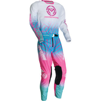 MOOSE RACING Sahara Jersey - Pink/Blue/White - Large 29107958