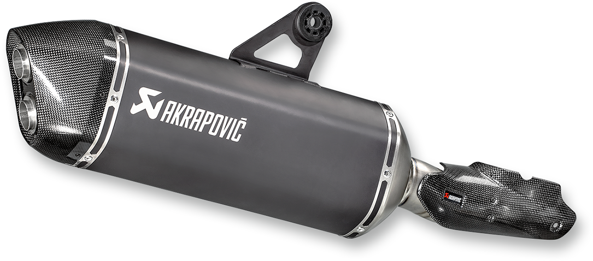 AKRAPOVIC Titanium Muffler - Black R1200 GS 2013-2018  S-B12SO16-HAABL 1811-3302