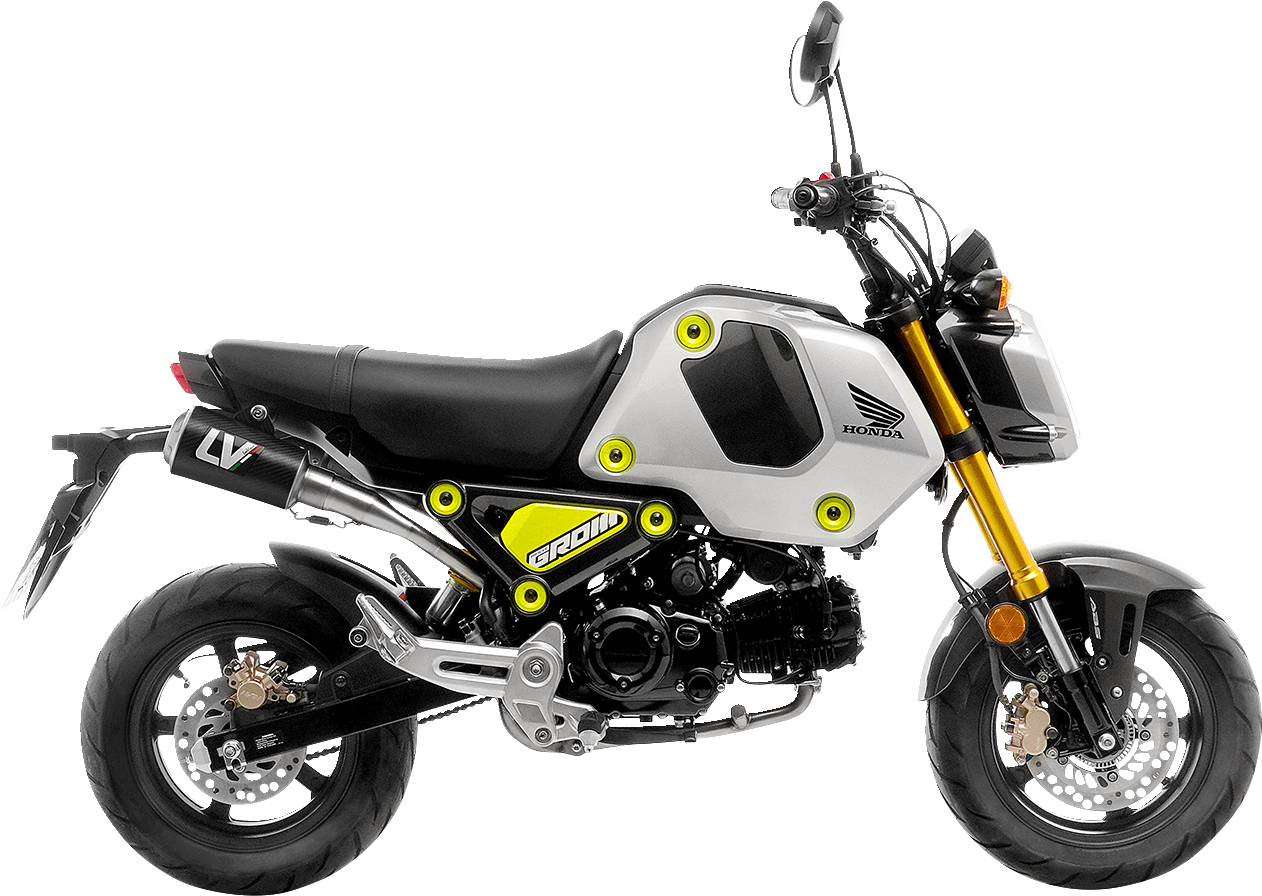 15253C LEOVINCE LV-10 Full Exhaust system with Carbon Fiber dual mufflers for  MSX125 Grom 2022-2024 1810-3093