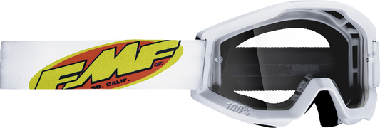 FMF Youth PowerCore Goggles - Core - White - Clear F-50054-00006 2601-3186