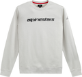 ALPINESTARS Linear Crew Fleece - Silver/Black - 2XL 12125132419002X