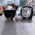 S&S Cycle 2017+ M8 Models 4.250in Bore 4.500in Stroke Cylinder Kit - Wrinkle Black w/o Highlight 910-0685