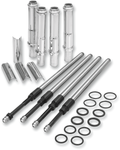 S&S CYCLE Quickee Pushrod Kit with Chrome Covers - Twin Cam NO TAPPET BLK REMOVAL REQ 106-6051