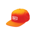 100% Icon Snapback Hat - Orange - One Size 20044-00004