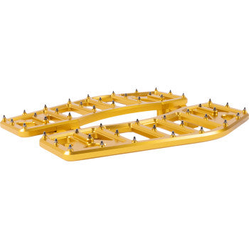 THRASHIN SUPPLY CO. Aggressor Floorboards - Gold TSC-2219-5