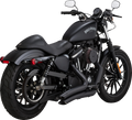VANCE & HINES Big Radius Exhaust System - Black Iron  1200 /883 SuperLow /Forty-Eight   46367