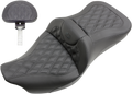 SADDLEMEN Roadsofa Seat - Full Lattice Stitch - with Backrest - '08-'23 FL 808-07B-182BR