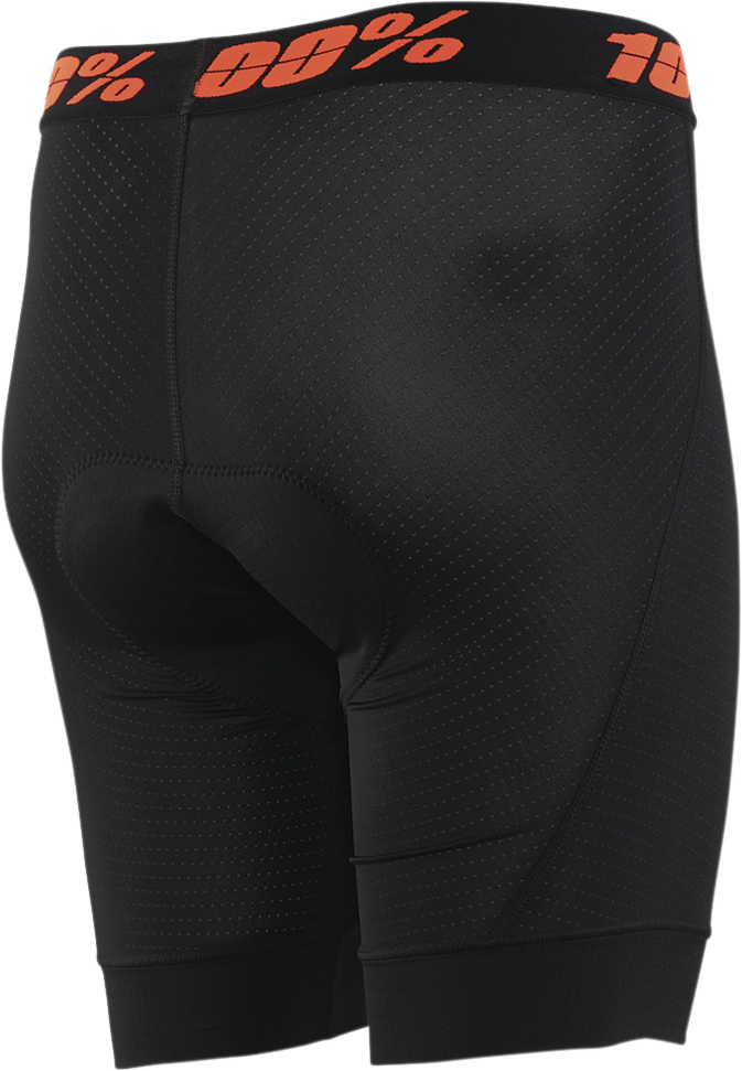 100% Women's Crux Liner Shorts - Black - Large 40050-00002