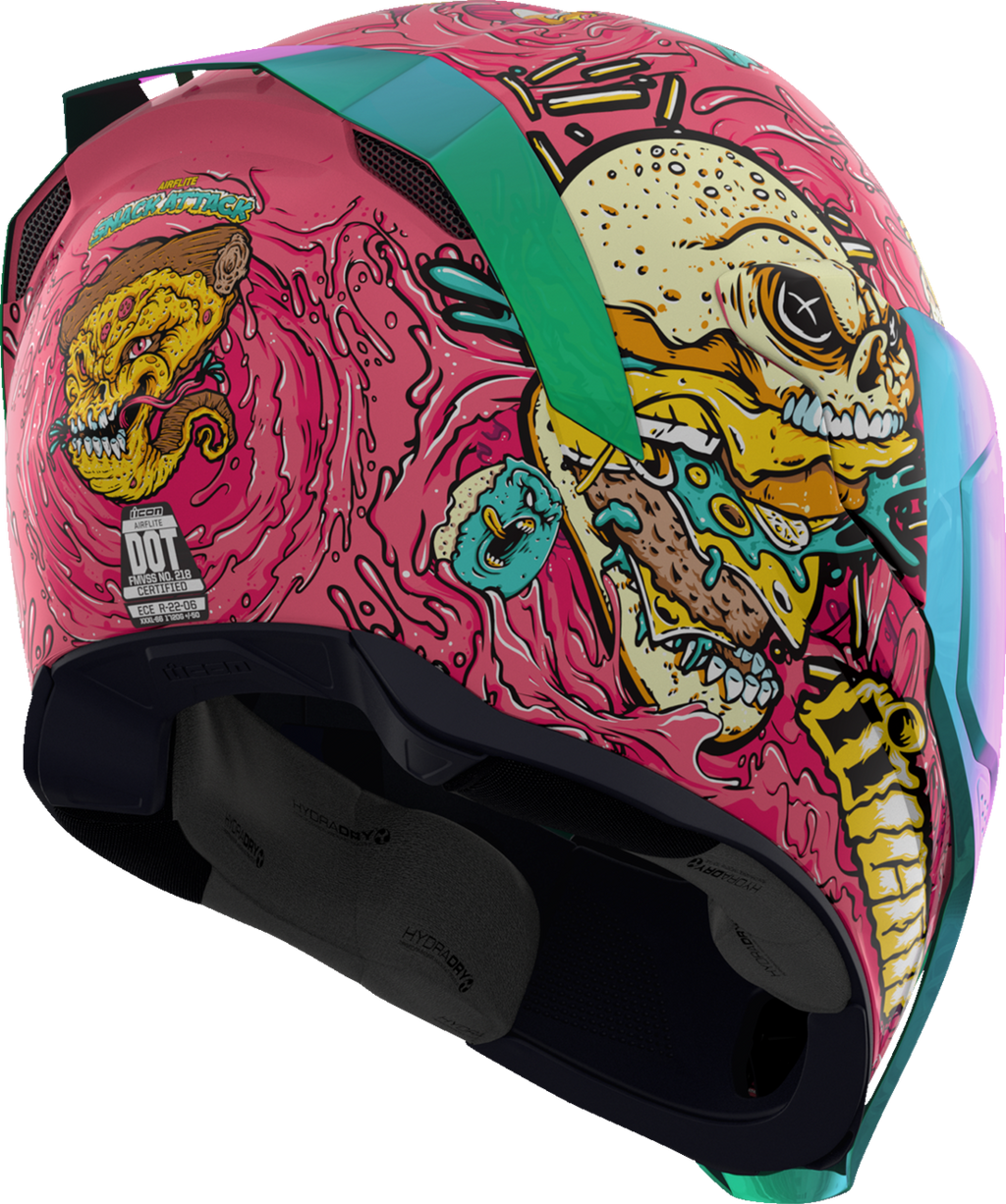 ICON Airflite™ Helmet - Snack Attack - MIPS® - Pink - Small 0101-16924
