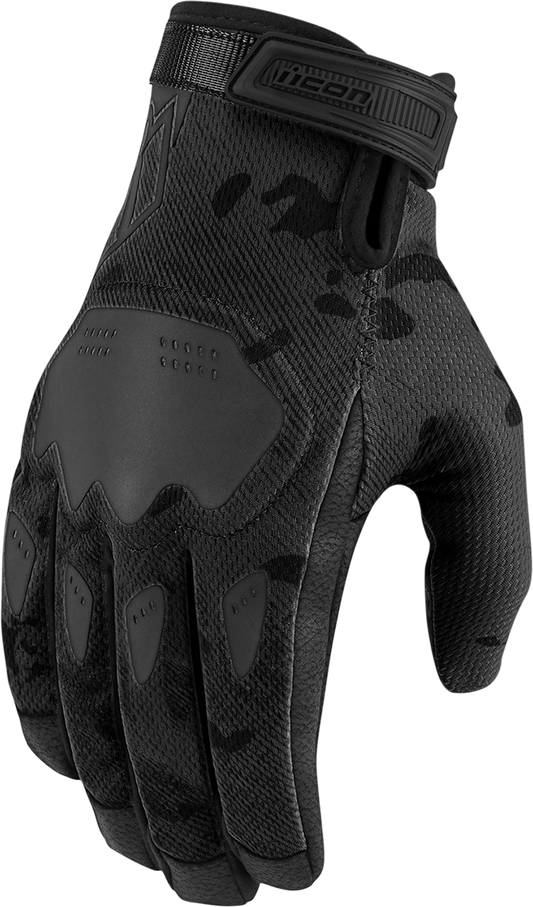ICON Hooligan™ CE Gloves - Dark Camo - Small 3301-4396