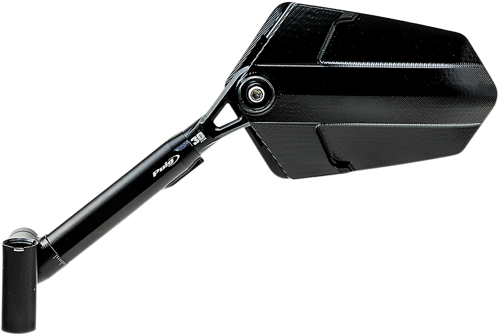 PUIG HI-TECH PARTS Mirror - Explorer - Side View - Left - Diamond - Black 014NN