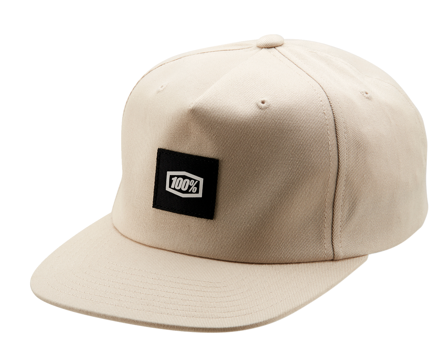 100% Lincoln Snapback Hat - Stone - One Size 20088-289-01