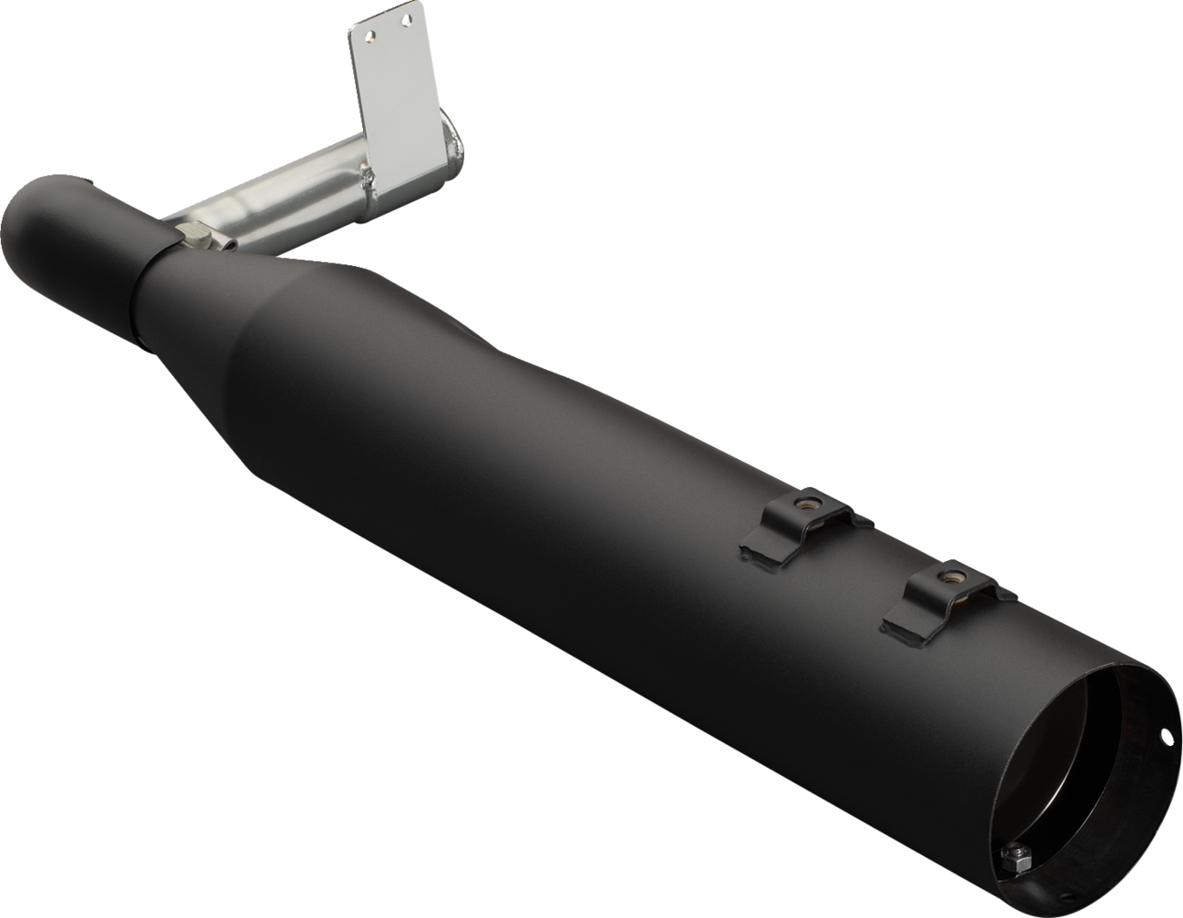 KHROME WERKS Sidekick Ghost Pipe - Black 200795