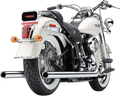 COBRA True Dual Exhaust - Billet Tip - '07-'11 Softail 6985
