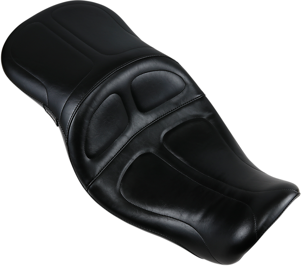 LE PERA Maverick Seat - Without Backrest - Stitched - Black - FXD '06-'17 LK-970