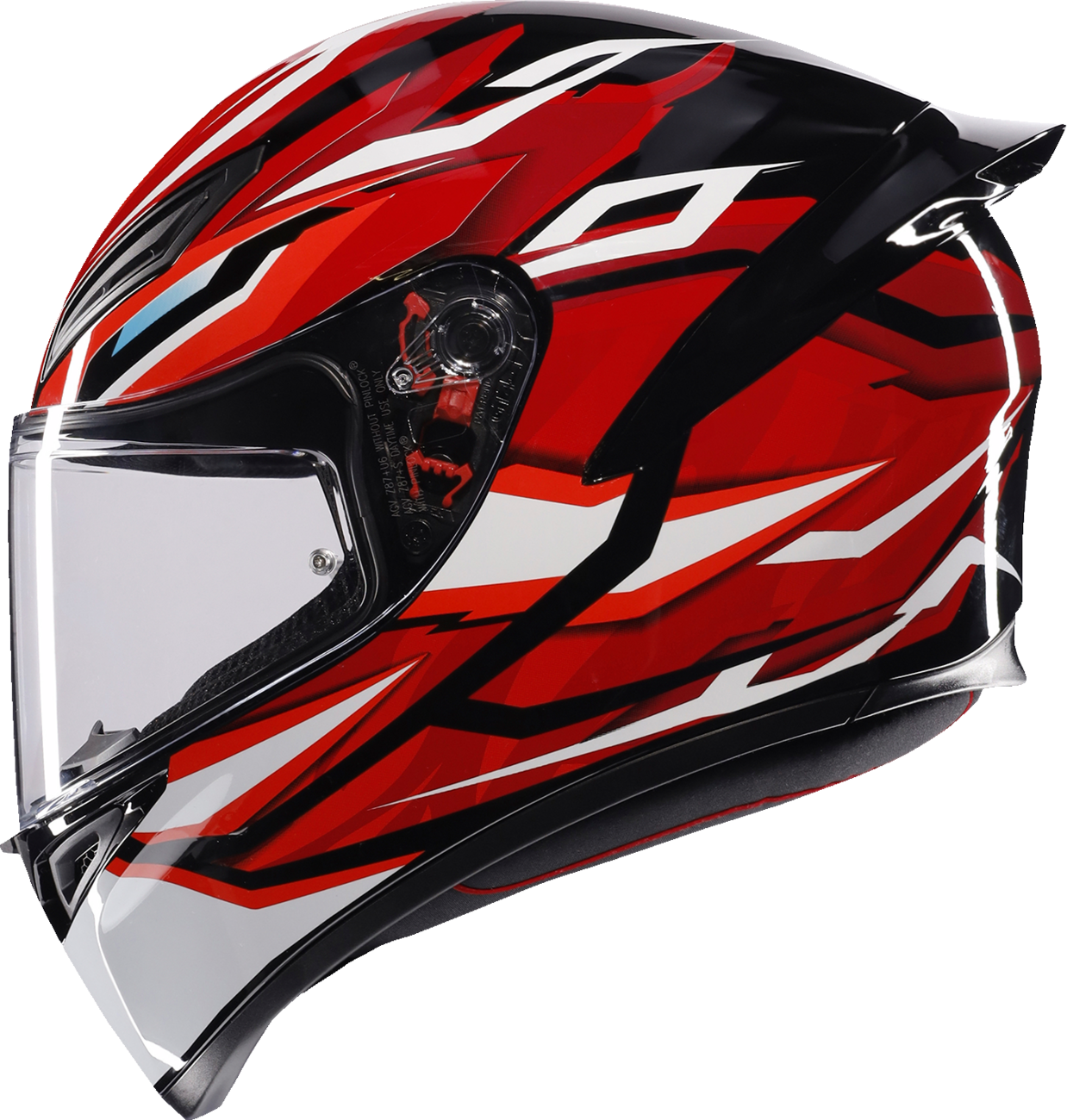 AGV K1 S Helmet - Lion - Black/Red/White - Small 2118394003-035-S