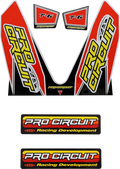 PRO CIRCUIT T-6 Mini Decal - Red DC22MINI