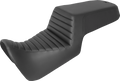 SADDLEMEN Step Up Seat - Front Tuck-n-Roll/Rear Smooth - Black 821-34-171