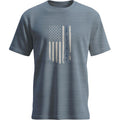 SLIPPERY Flag Flint T-Shirt - Heather Blue - XL 3030-25328