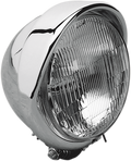 DRAG SPECIALTIES H-4 Headlight with Visor- 5-3/4" - Chrome 206002HDV-BXLB2