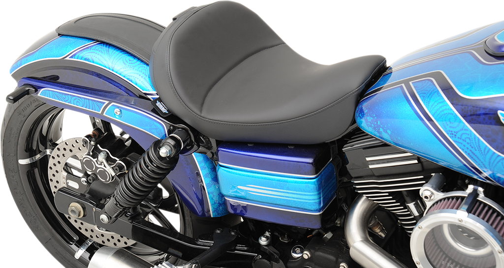 DRAG SPECIALTIES Solo Seat - Mild Stitched - Driver's Backrest - FXD USE P-PADS 08030342,0353 0803-0555