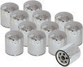 S&S CYCLE Oil Filter - Chrome - 12-Pack 310-0240