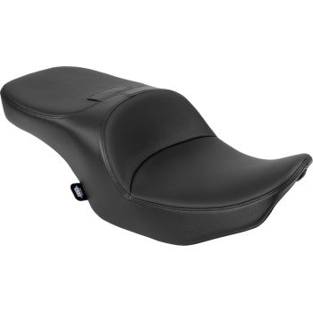 DRAG SPECIALTIES SEATS Freedom Seat - Black - Vinyl/Solar Leather - Smooth - FLT/FLH '23-'25 0801-2101