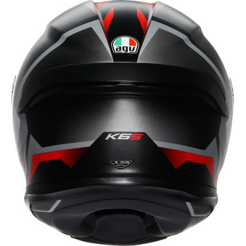 AGV K6 S Helmet - Karve - Matte Black/White/Red - Medium 2118395002-025-M