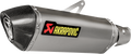 AKRAPOVIC Slip-On Line Muffler - Titanium NINJA 400 2018-2023 S-K4SO7-HRT 1811-4372