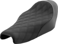 SADDLEMEN Renegade Solo Seat - Lattice Stitched - Black - XL 807-11-002LS