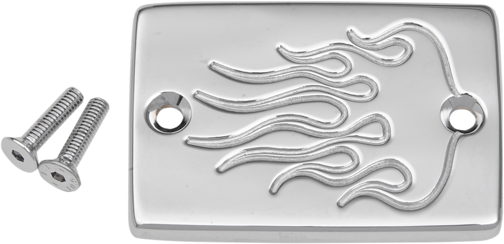 BARON Master Cylinder Cover - Smooth - Kawasaki - Chrome BA-7676-03