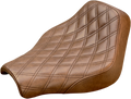 SADDLEMEN Renegade Solo Seat - Lattice Stitched - Brown 818-30-002BLS