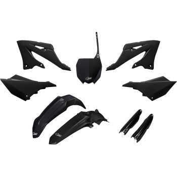 UFO Body Kit - Black - YZ 125/250 '22-'26 YAKIT324F@001