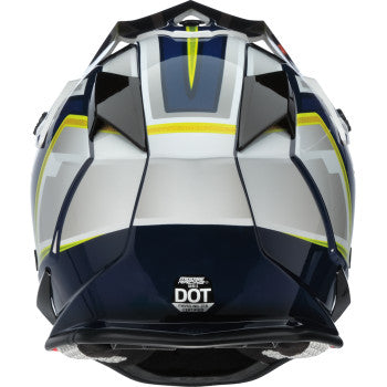 MOOSE OFFROAD MR3 Helmet - F.A.F. - White/Navy/Green - Large 0110-8945