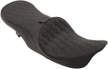 DRAG SPECIALTIES Low Forward Touring Seat - Double Diamond - Driver Backrest 0801-1169