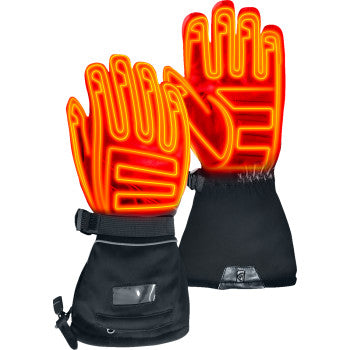 GERBING HEATED CLOTHING GT5 12 V Hybrid Heated Gloves - Black - 2XL GERGLVGT512VBLKXXL