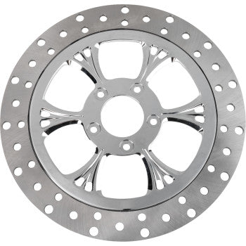 RC COMPONENTS Floating Brake Rotor - Front Left - Majestic - 320 mm - Chrome ZSSCOG320A-102C-LF2K