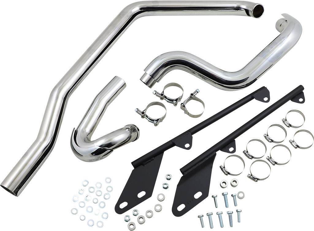 BASSANI XHAUST Tru Dual Exhaust - '86-'06 Softail SFT-211