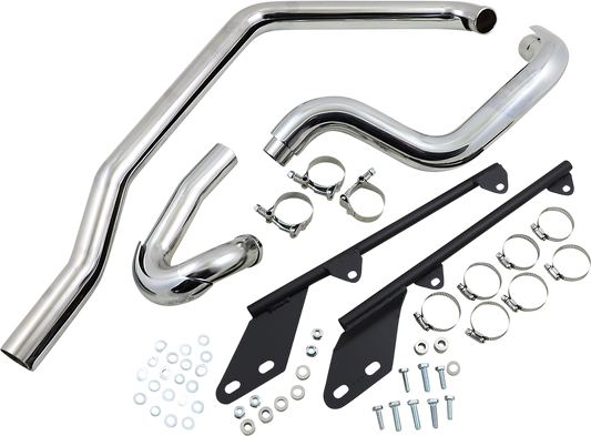 BASSANI XHAUST Tru Dual Exhaust - '86-'06 Softail SFT-211