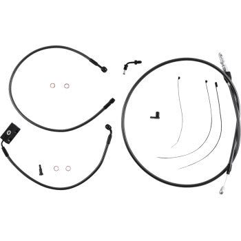 MAGNUM SHIELDING Black Pearl™ Designer Handlebar Installation Kit - 6" - '18-'24 Softail 4871256