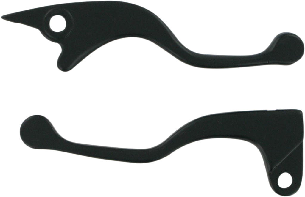 Parts Unlimited Levers - Shortys - Black 53175-961-000