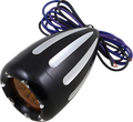 ARLEN NESS LED Deep Cut Signals - Black/Amber - Amber Ring 12-753