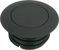 DRAG SPECIALTIES Gas Cap - Non-Vented Pop-Up - Black Wrinkle 03-329B-B